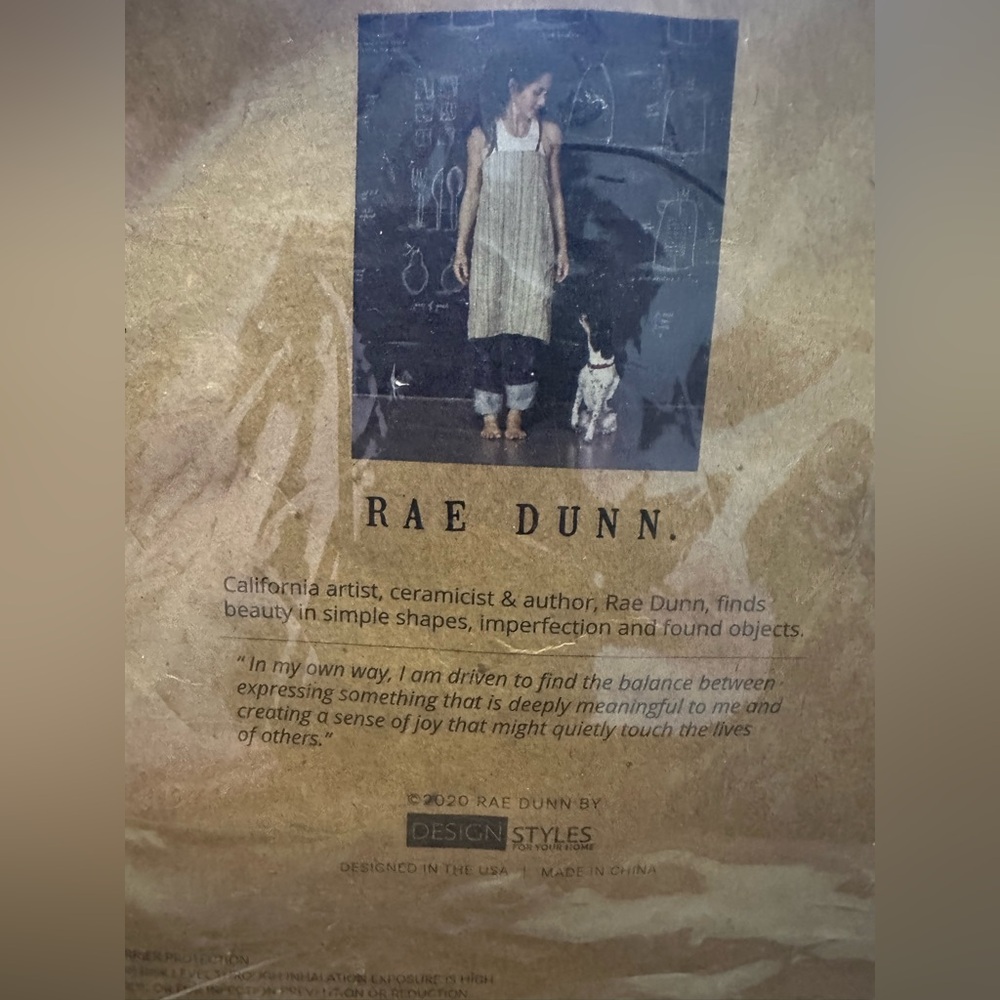 RAE DUNN Mom & Dad Face mask new in packaging - Picture 5 of 6